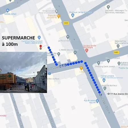 Lägenhet Cocon Sous Les Toits By Unsejouranancy Fr