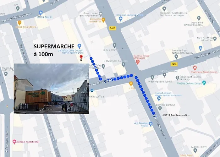 Lägenhet Cocon Sous Les Toits By Unsejouranancy Fr